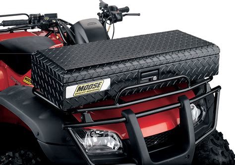 atv storage box metal|waterproof atv front storage box.